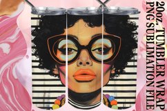 Radiant Beauty: Elegant Portrait Tumbler Wrap, 20oz Product Image 1