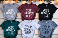 Christmas Family Matching Group Flat Lay T-Shirt Mockups Product Image 1