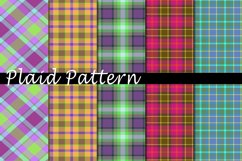 Plaid Pattern Digital Paper Bundle Product Image 1