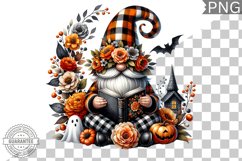 Halloween Gnome Sublimation - Clipart PNG Design Product Image 1