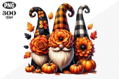 Halloween Gnomes Sublimation - Clipart PNG Design Product Image 1