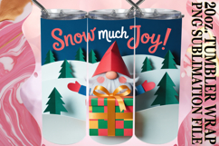 ENCHANTING HORIZONS 20oz TUMBLER WRAP, Holiday Gnome Product Image 1