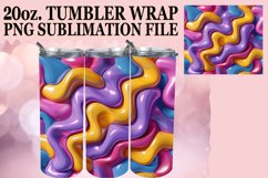 15x 3D Inflated Puff Tumbler Wraps Bundle, 20oz Colorful Product Image 8