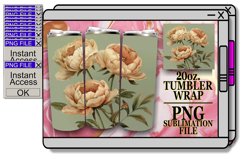 Blossom Beauty Mug Wrap Sublimate Bliss Product Image 1