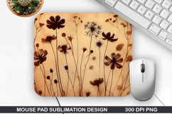 Vintage Mouse Pad Sublimation PNG Design - Mouse Pad PNG Product Image 1