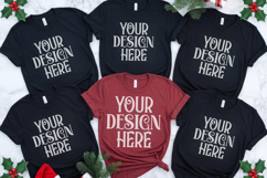 Christmas Family Matching Group T-Shirt Mockup Product Image 1