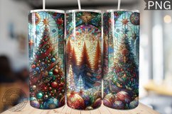 Christmas Tree Tumbler Wrap Design |High Quality 300 Dpi Product Image 1