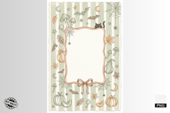 Whimsy Halloween Frames Clipart Product Image 1