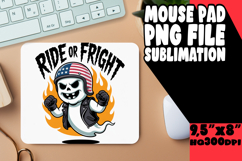 BLISSFUL DESK PAD ARTISTIC PNG, Funny Ghost Product Image 1