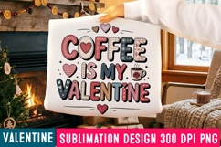Coffee is my Valentine SVG Cut File, Valentine's Day SVG Product Image 1