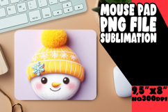Sweet Mouse Mat Sublimation Magic, Snowman Product Image 1