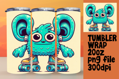 LUSH 20oz Tumbler Artwork for DIY , Monster Product Image 1