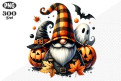 Halloween Gnomes Sublimation - Clipart PNG Design Product Image 1
