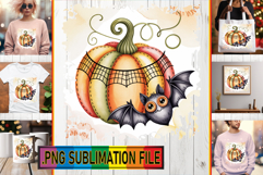 Sweet TOTE BAG Art Ideas, Pumpkin Watercolor Product Image 1