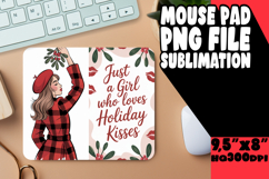 Playful MOUSE PAD Design Magic, Just A Girl Product Image 1
