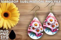 Whimsical Teardrop Earrings Ideas, Flowers Product Image 1