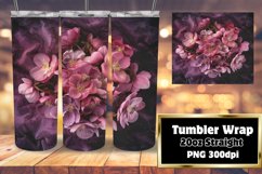 Bright Floral Tumbler 20oz Wrap Design Sublimation Product Image 1
