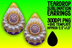 Charming Teardrop Design for DIY Projects , Mandala Product Image 1