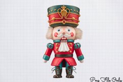 Cute Nutcracker Watercolor Clipart PNG Product Image 1