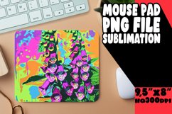 Bold Flower Pattern Mouse Pad Design Designs PNG Product Image 1