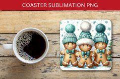 square coaster - gingerbread man Product Image 1