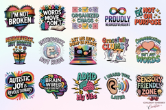 Neurodiversity Awareness PNG Bundle | 32 Autism ADHD Designs Product Image 2