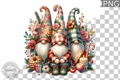 Christmas Gnome Sublimation - Clipart PNG Design Product Image 1