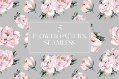 Floral pattern seamless watercolor Product Image 5