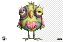 Quirky Zombie Birds Clipart Product Image 1