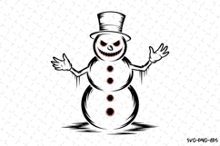 Christmas Snowman Svg | Christmas Svg | Svg Cut Files Product Image 1