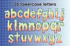 Summer Alpha Set PNG's &amp; 10 Cliparts Elements Product Image 3