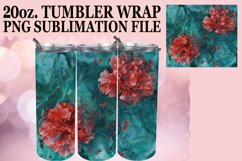 Spring Serenade Sublimation Tumbler Wrap Design Vibrant Product Image 1