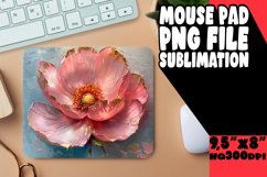 Blossom Bliss: Sublimation Mouse Pad Designs Art PNG Product Image 1