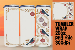 Trendy 20oz Tumbler Wrap File , Christmas Product Image 1