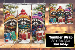 EYE-CATCHING 20oz Tumbler PNG , Cute Xmas Product Image 1
