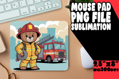 SWEET MOUSE PAD MAGICAL DESIGN, Cute Bear Product Image 1