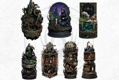 Grimm Brothers Tales Dark Fairytale children book PNG v2 Product Image 11