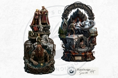 Grimm Brothers Tales Dark Fairytale children book PNG v2 Product Image 12