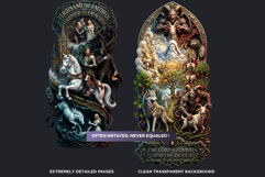 Grimm Brothers Tales Dark Fairytale children book PNG v2 Product Image 4