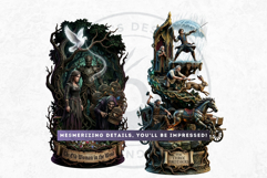 Grimm Brothers Tales Dark Fairytale children book PNG v2 Product Image 8