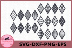 Earrings SVG, Leather Earrings Svg Product Image 1