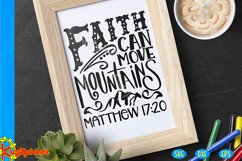 Faith Moves Mountains SVG | Inspiration SVG Product Image 2