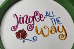 Jingle all the way - Christmas Machine Embroidery Product Image 3