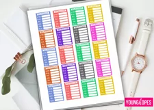 Body Measurement Planner Stickers I Fitness Planner Stickers Product Image 1