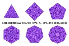 6 Mosaic Pattern Polygons Product Image 1