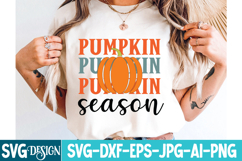 Pumpkin Season SVG Design,pumpkin Svg,Halloween SVG Design Product Image 3