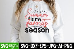 Summer is My Favorite Season SVG Design, Summer SVG Design Product Image 1