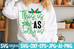This is As Jolly As SVG Design | Christmas SVG Design Product Image 1
