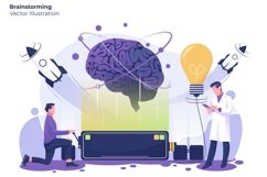 Brainstorming - Vector Illustration Product Image 1