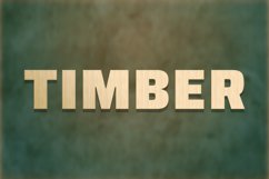 Timber Editable Photoshop Text Style Effect Product Image 1